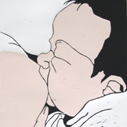 baby 1  2007  linoleumsnede  50 x 32,5 cm