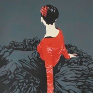 Intermezzo 2010  linoleumsnede  55 x 40 cm